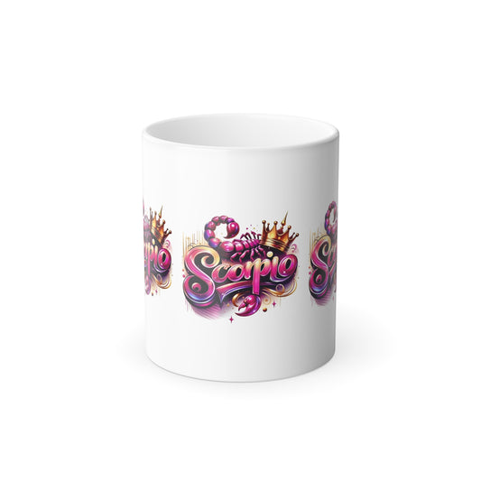 Scorpio Color Morphing Mug, 11oz