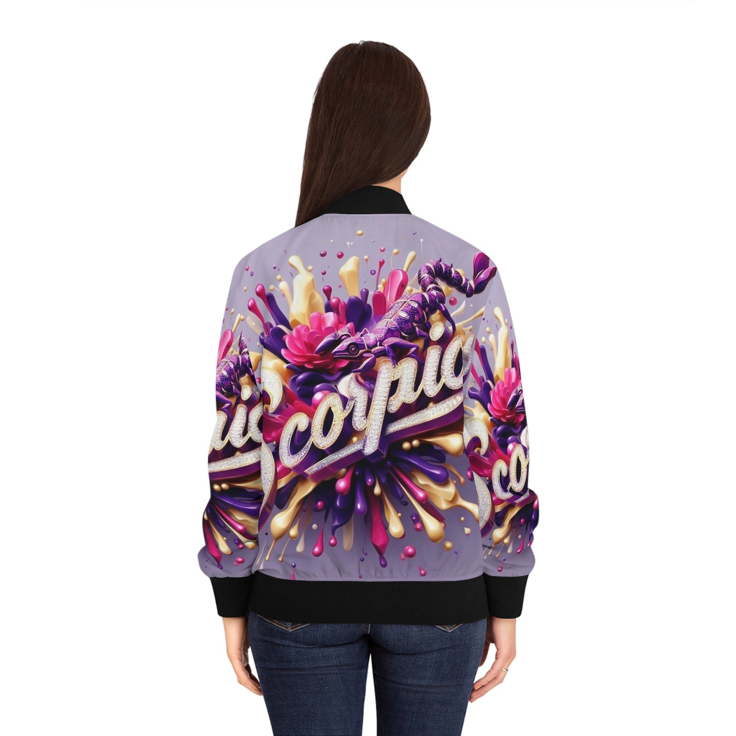 Scorpio Women's Bomber Jacket (AOP)