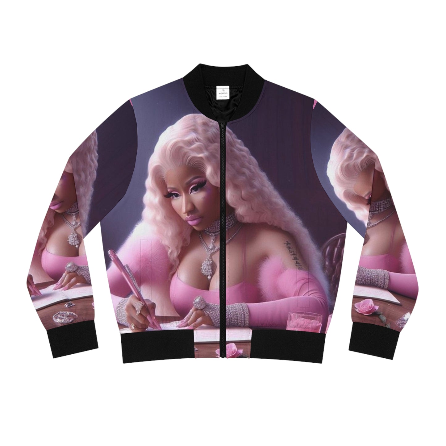 Nicki Minaj Light Weight Women's Bomber Jacket (AOP)