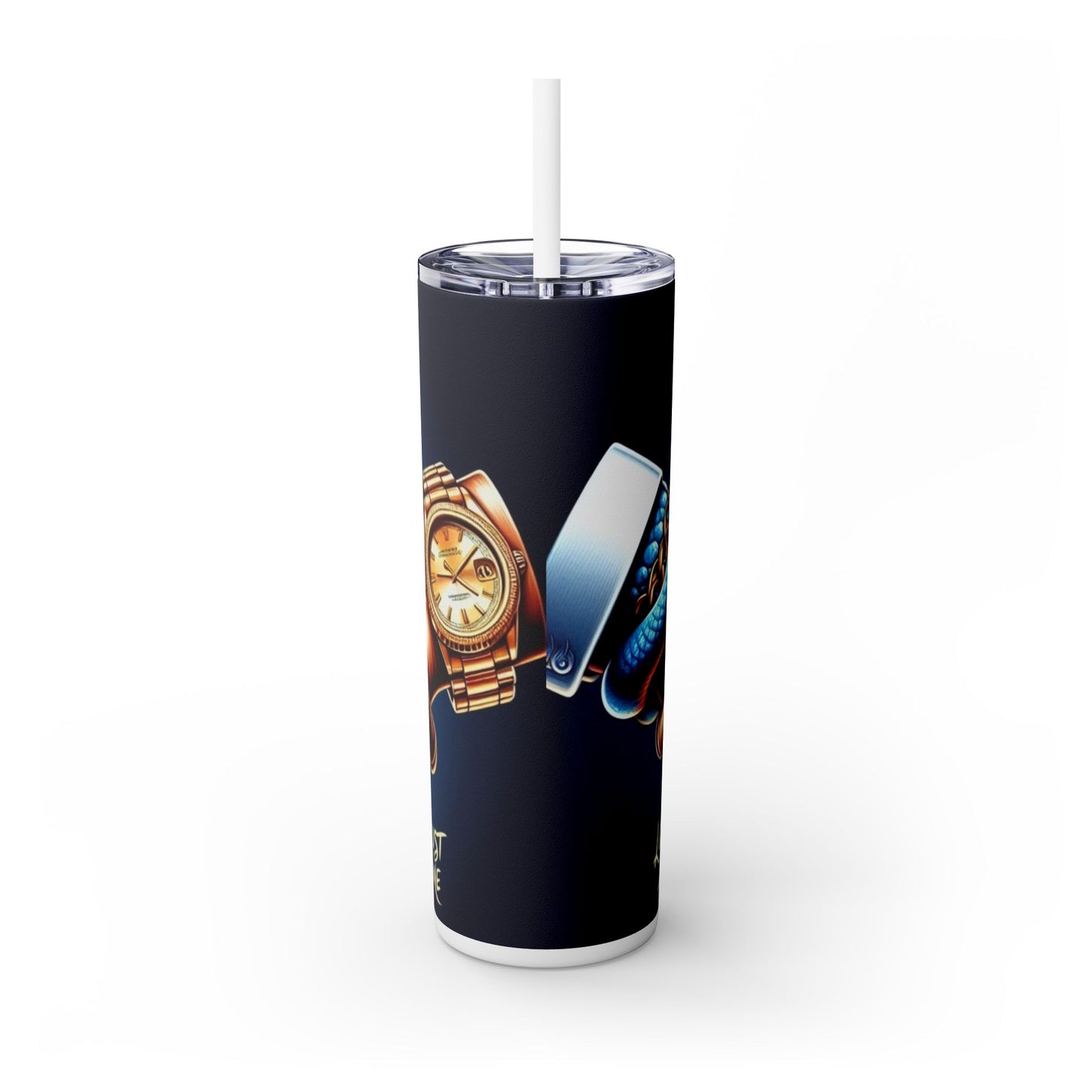 Skinny Tumbler with Straw, 20oz