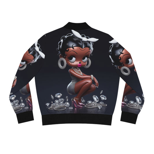 Betty Boop light weight Women's Bomber Jacket (AOP)