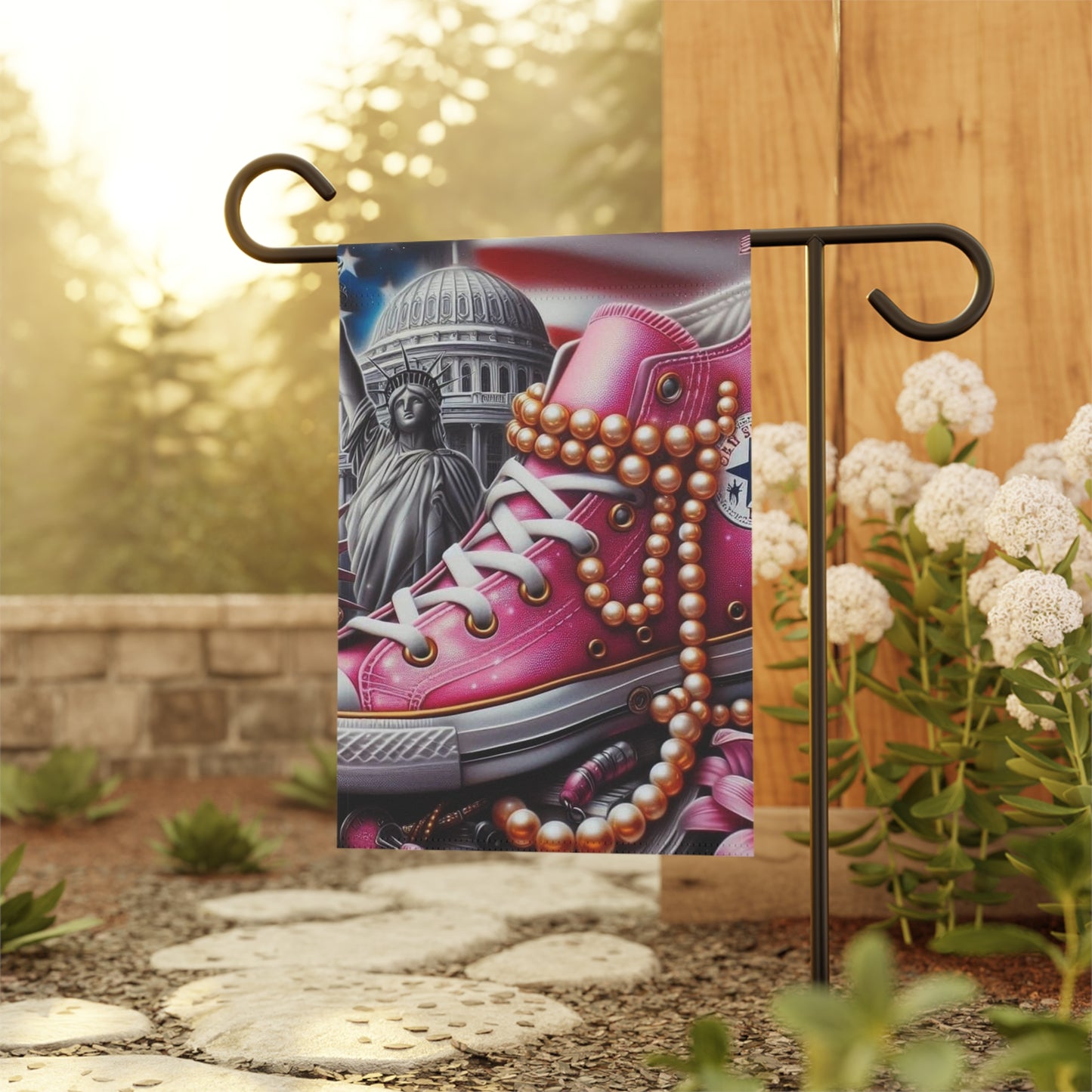 Chucks and Pearls Garden & House Banner