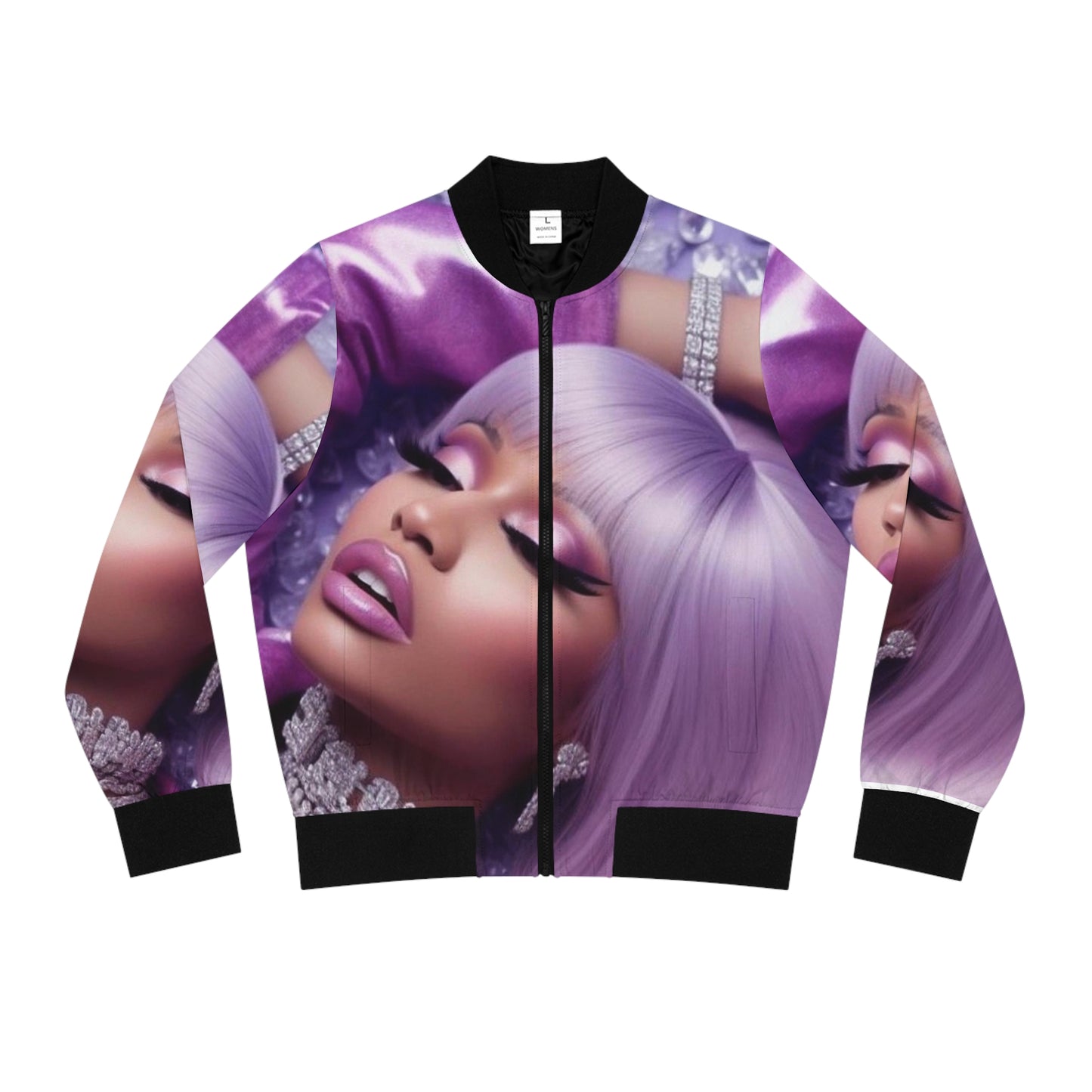 Nicki Minaj light weight Women's Bomber Jacket (AOP)