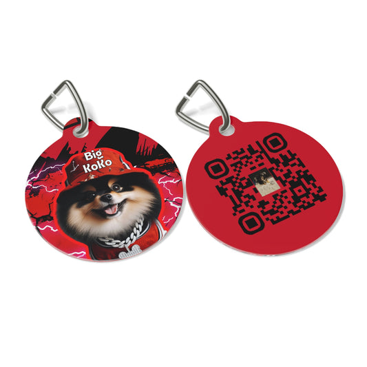 Personalized QR Code Pet Tag