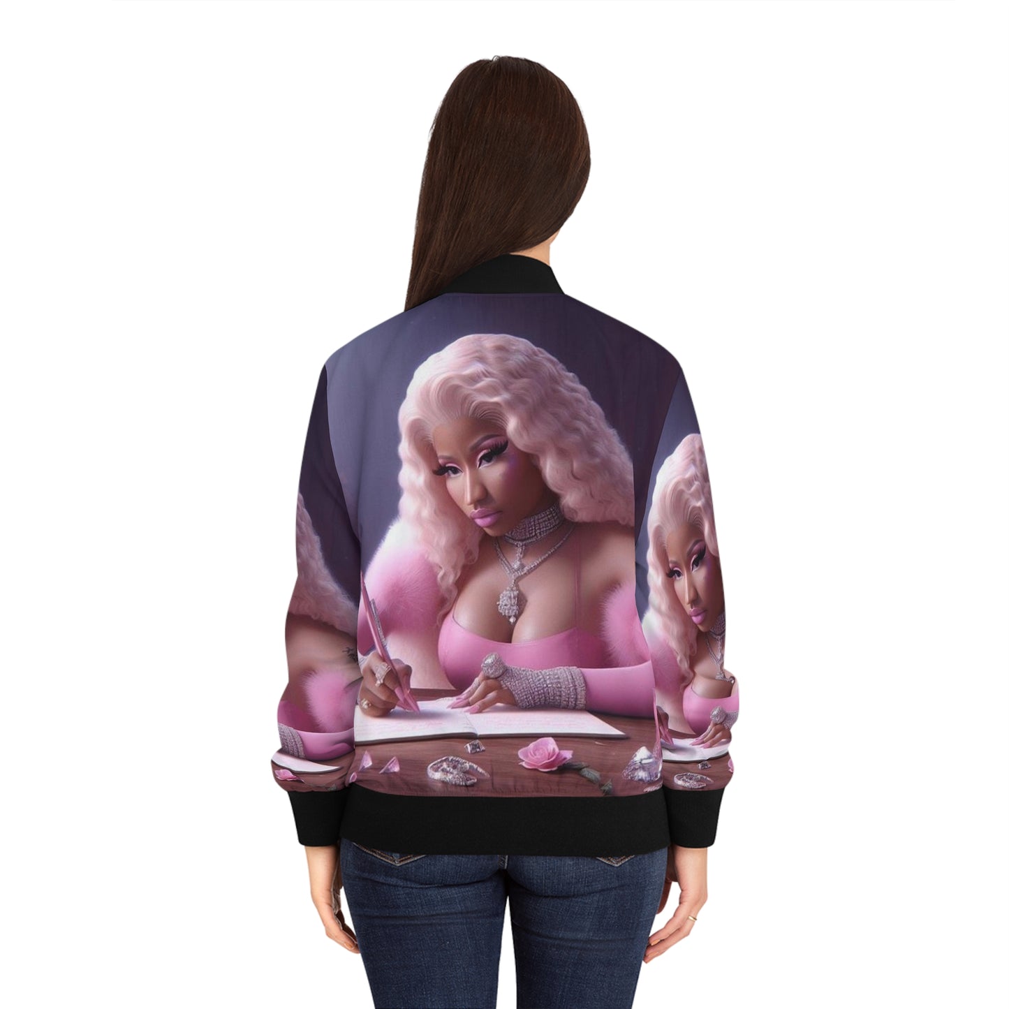 Nicki Minaj Light Weight Women's Bomber Jacket (AOP)