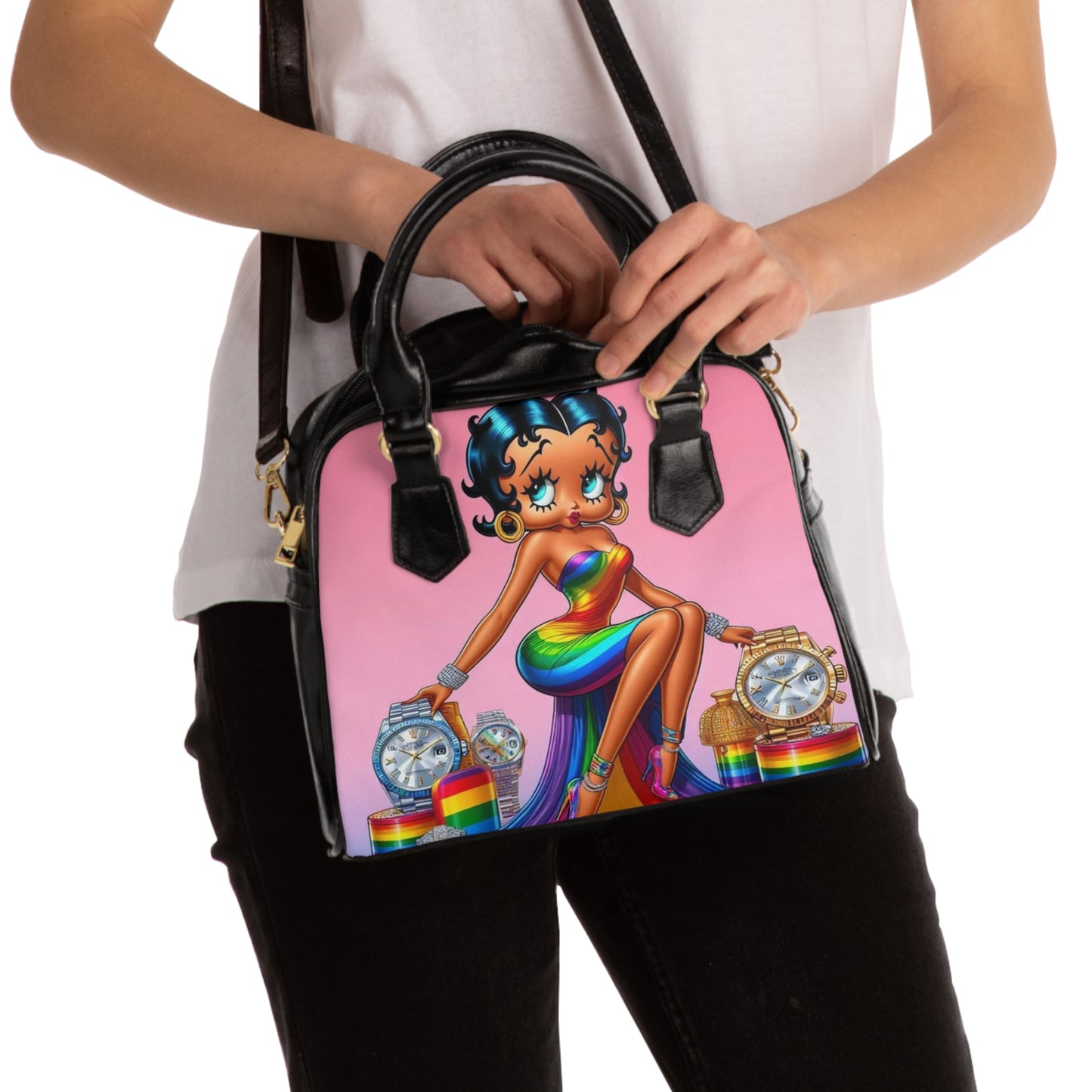 Betty Boop Shoulder Handbag