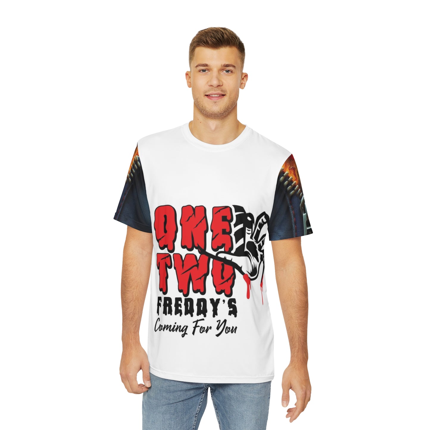 Freddie Kruger Men's Polyester Tee (AOP)