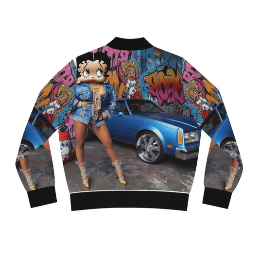 Betty Boop light weight Women's Bomber Jacket (AOP)