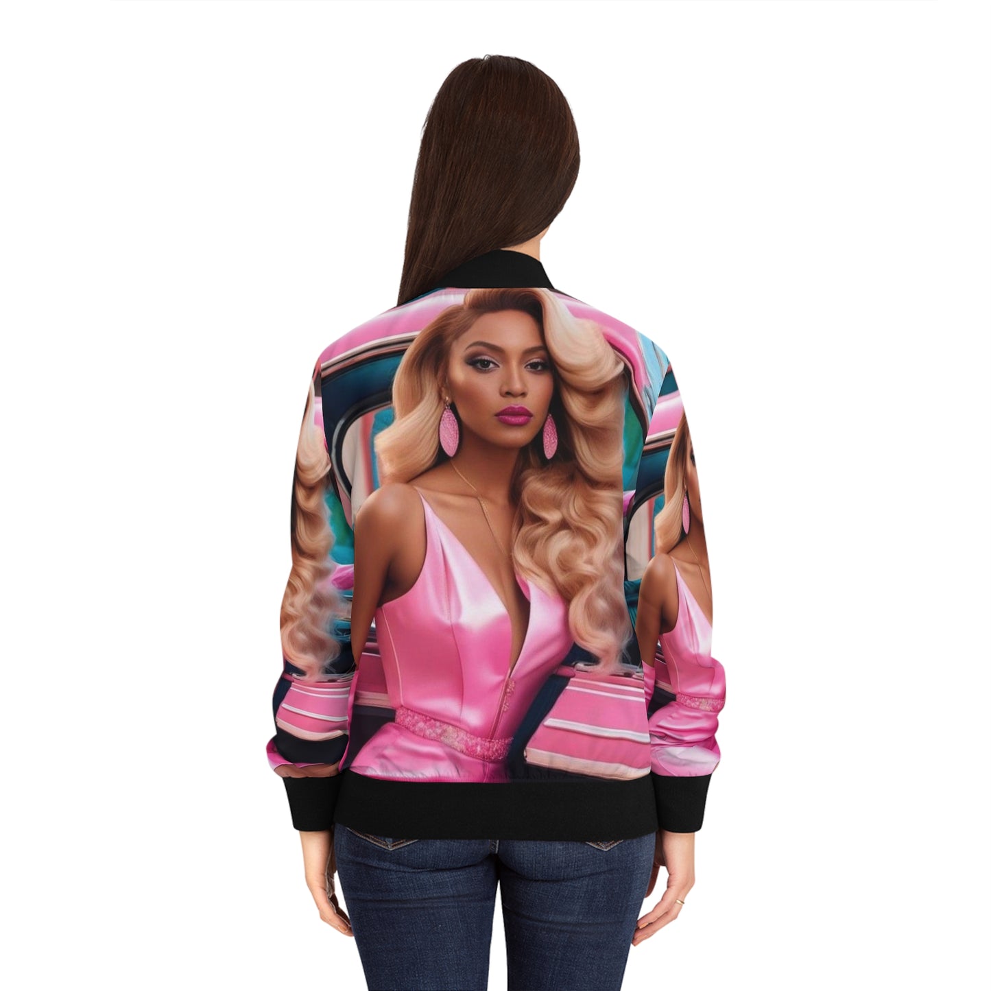 Beyoncé light weight Women's Bomber Jacket (AOP)