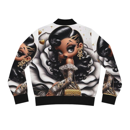 Betty Boop Women's Bomber Jacket (AOP)