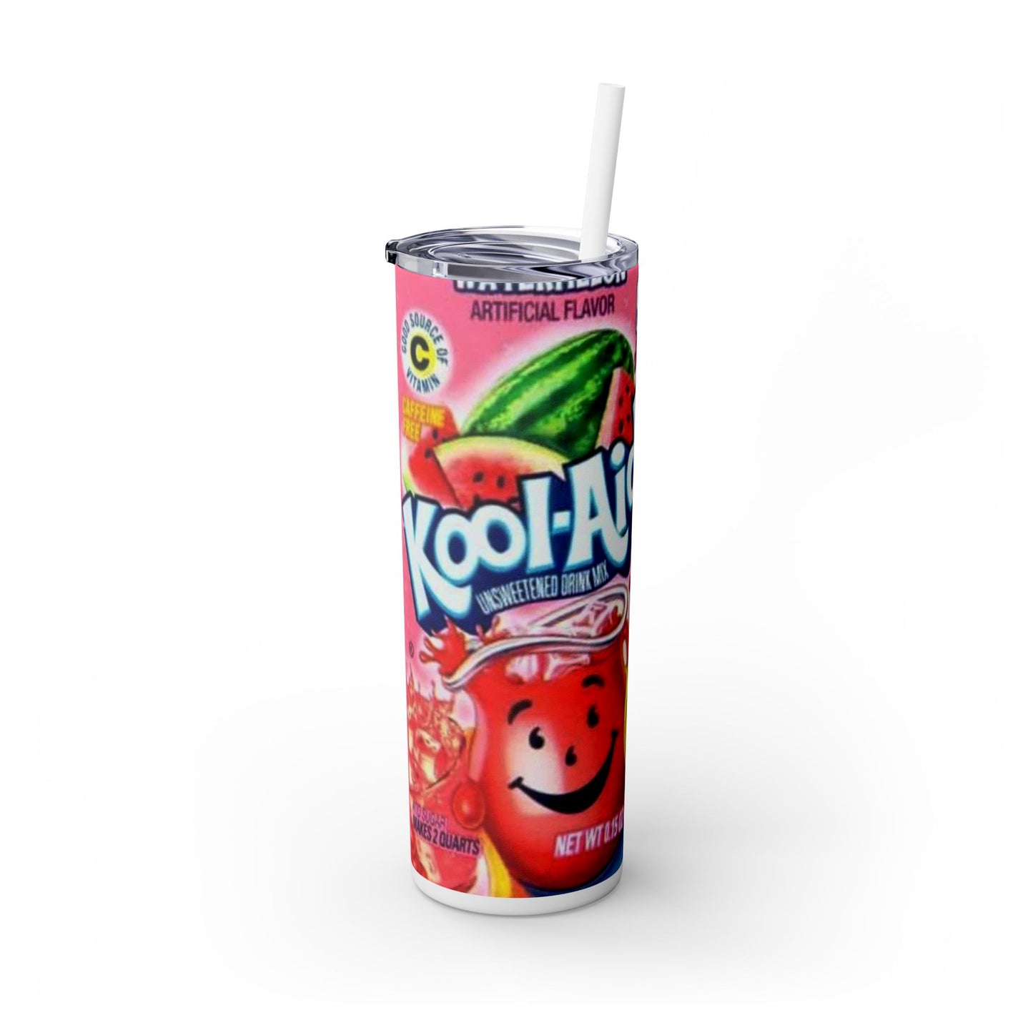 Skinny Tumbler with Straw, 20oz