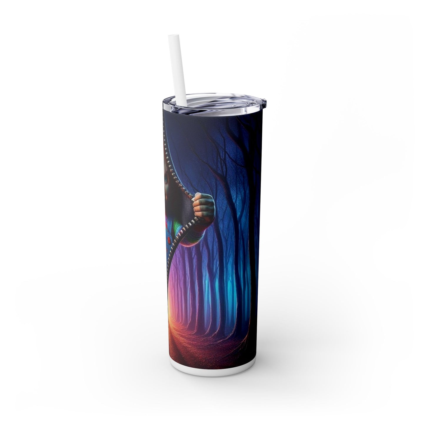 Skinny Tumbler with Straw, 20oz