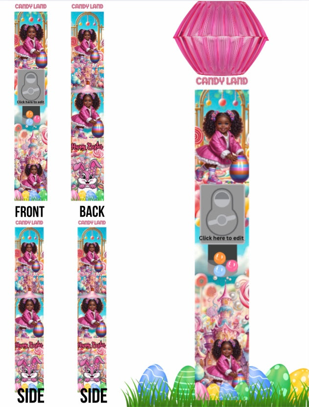 Candy land Gumball Machine Template