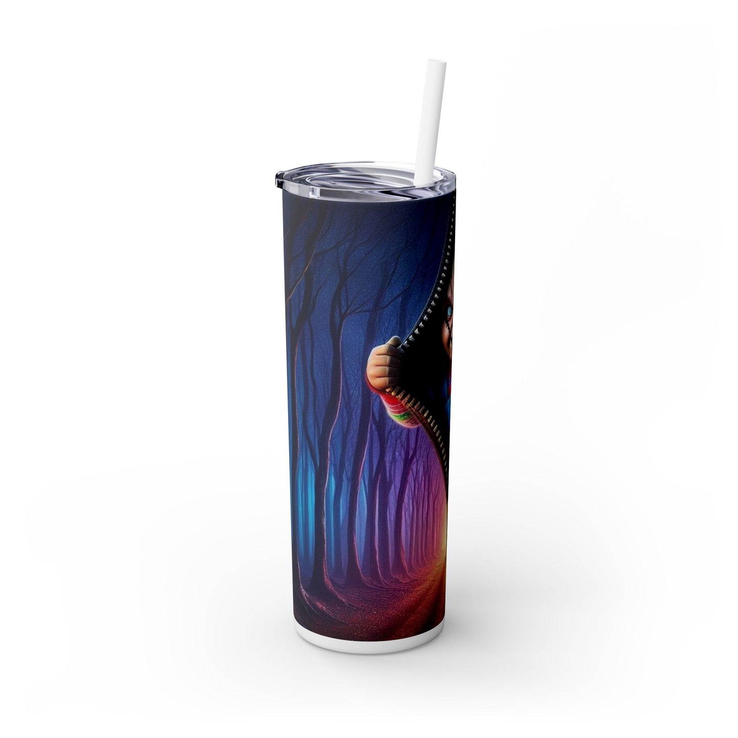 Skinny Tumbler with Straw, 20oz