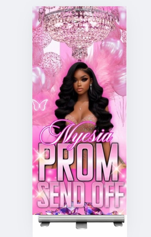 Prom Send Off Banner Template