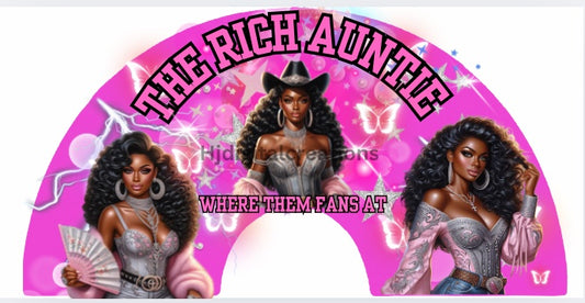 The Rich Auntie Clack Fan Template