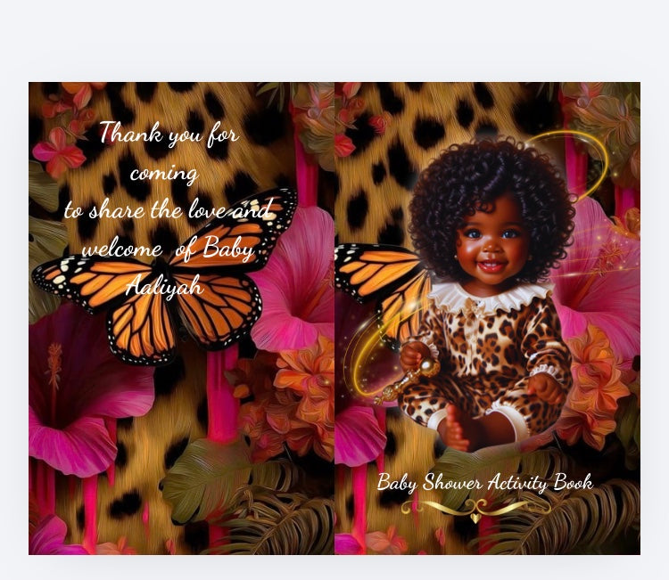 Baby shower Activity Booklet Template