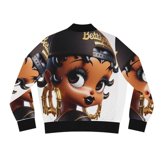 Betty Boop Women's Bomber Jacket (AOP)