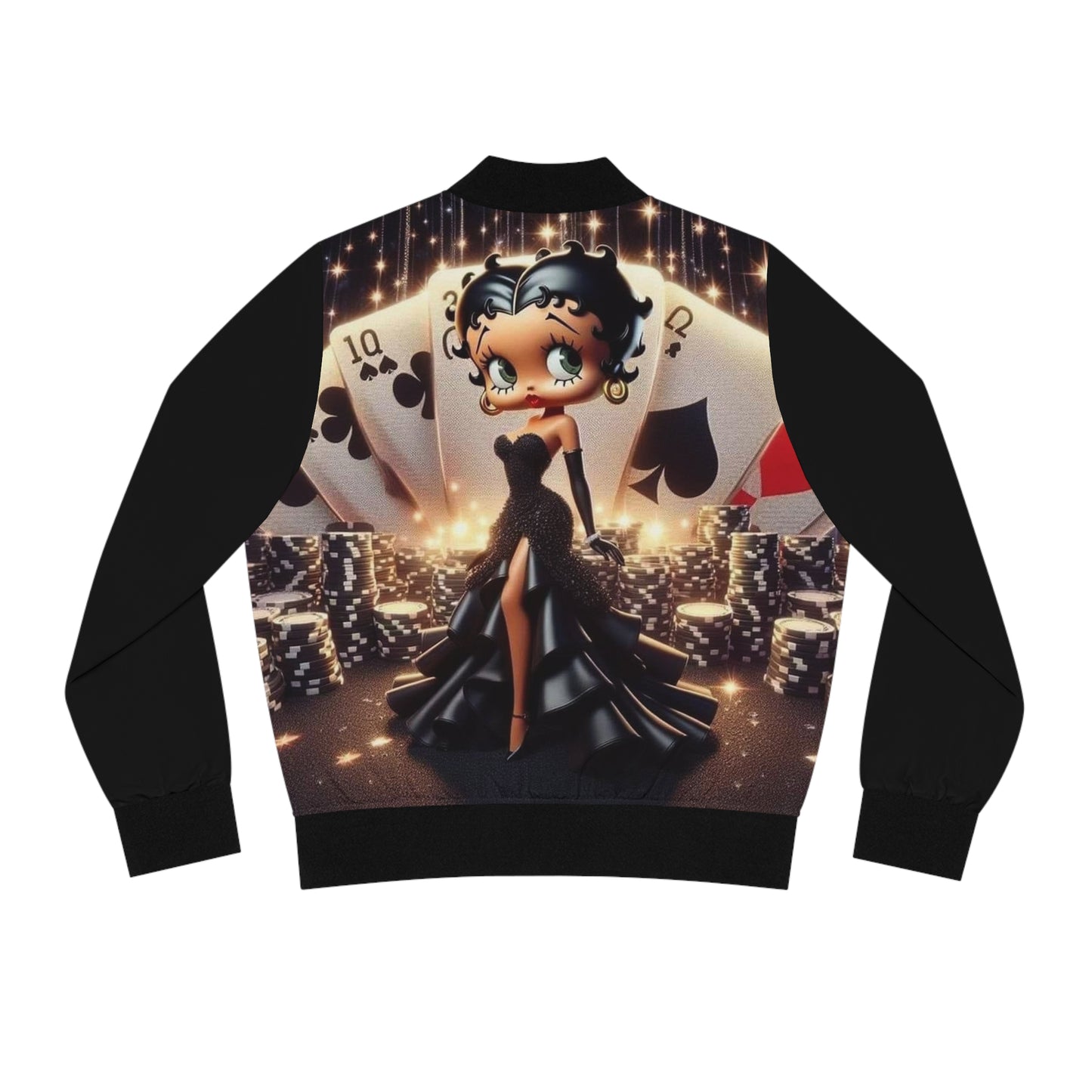 Betty Boop light weight Women's Bomber Jacket (AOP)