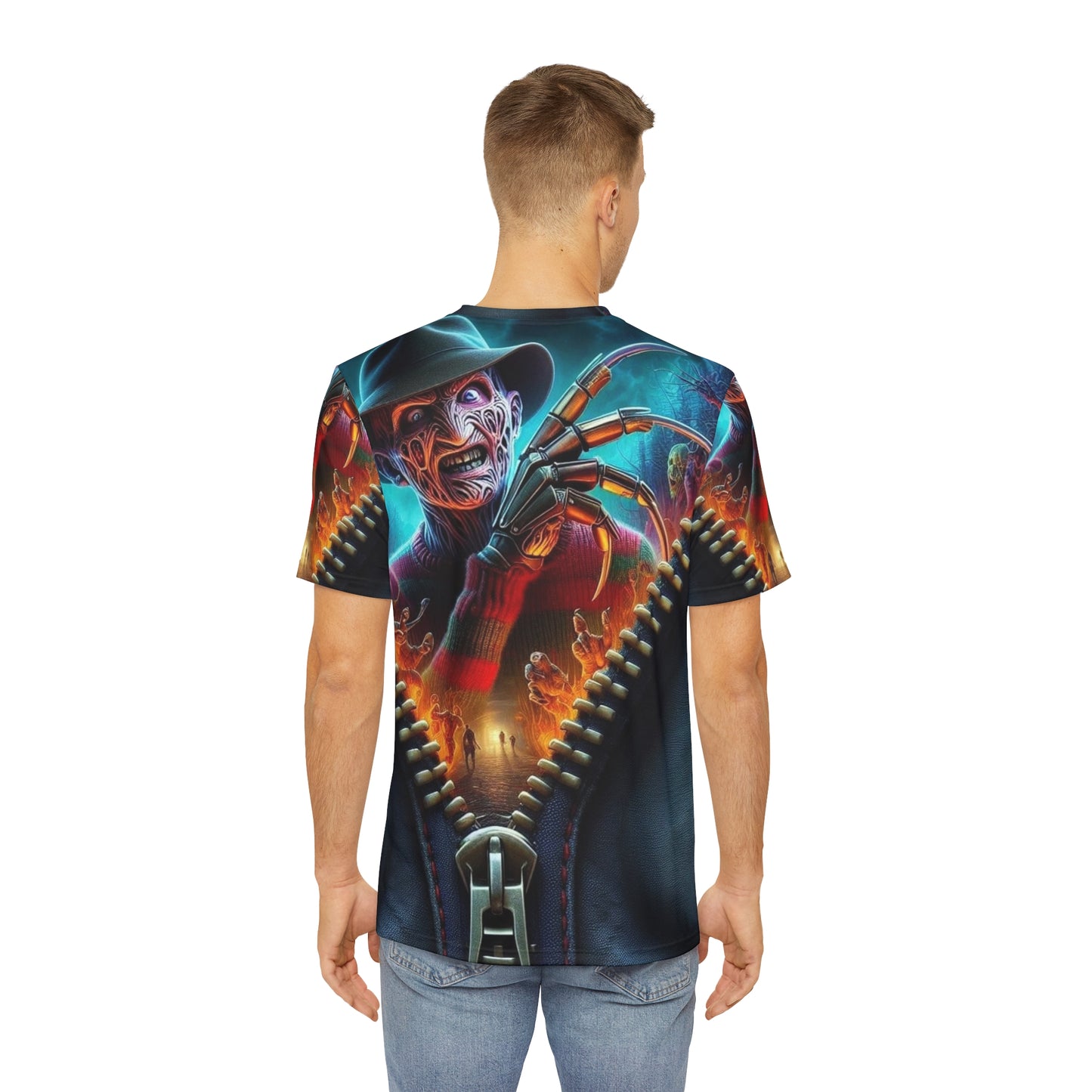 Freddie Kruger Men's Polyester Tee (AOP)