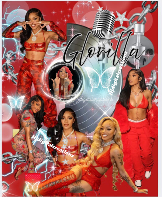 Glorilla album design