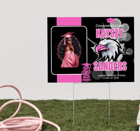 Graduation Yard Sign Template