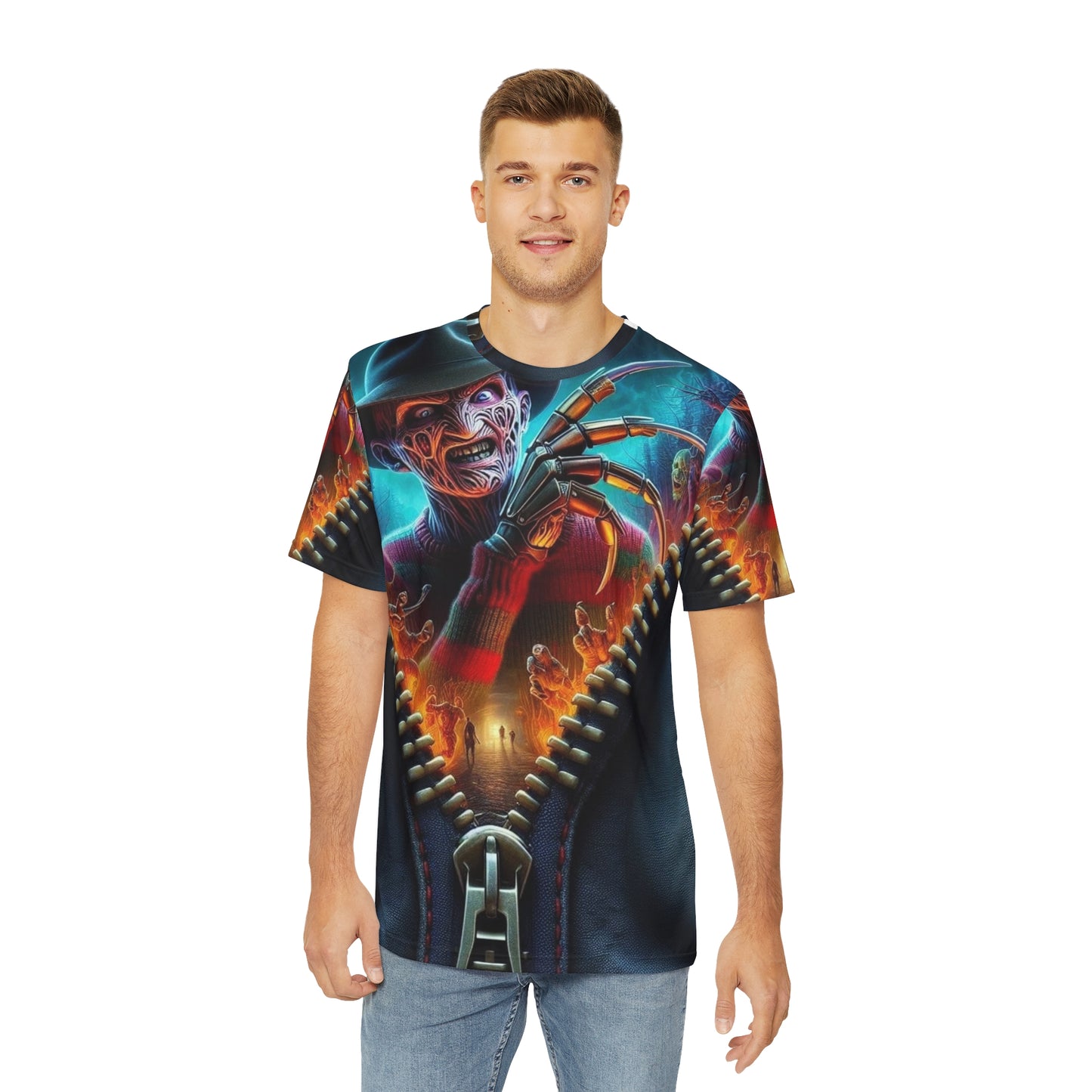 Freddie Kruger Men's Polyester Tee (AOP)