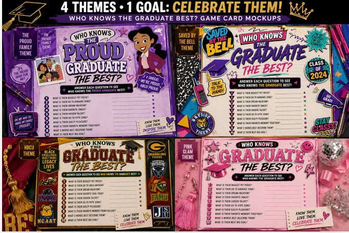 Graduation Game Cards Bundle