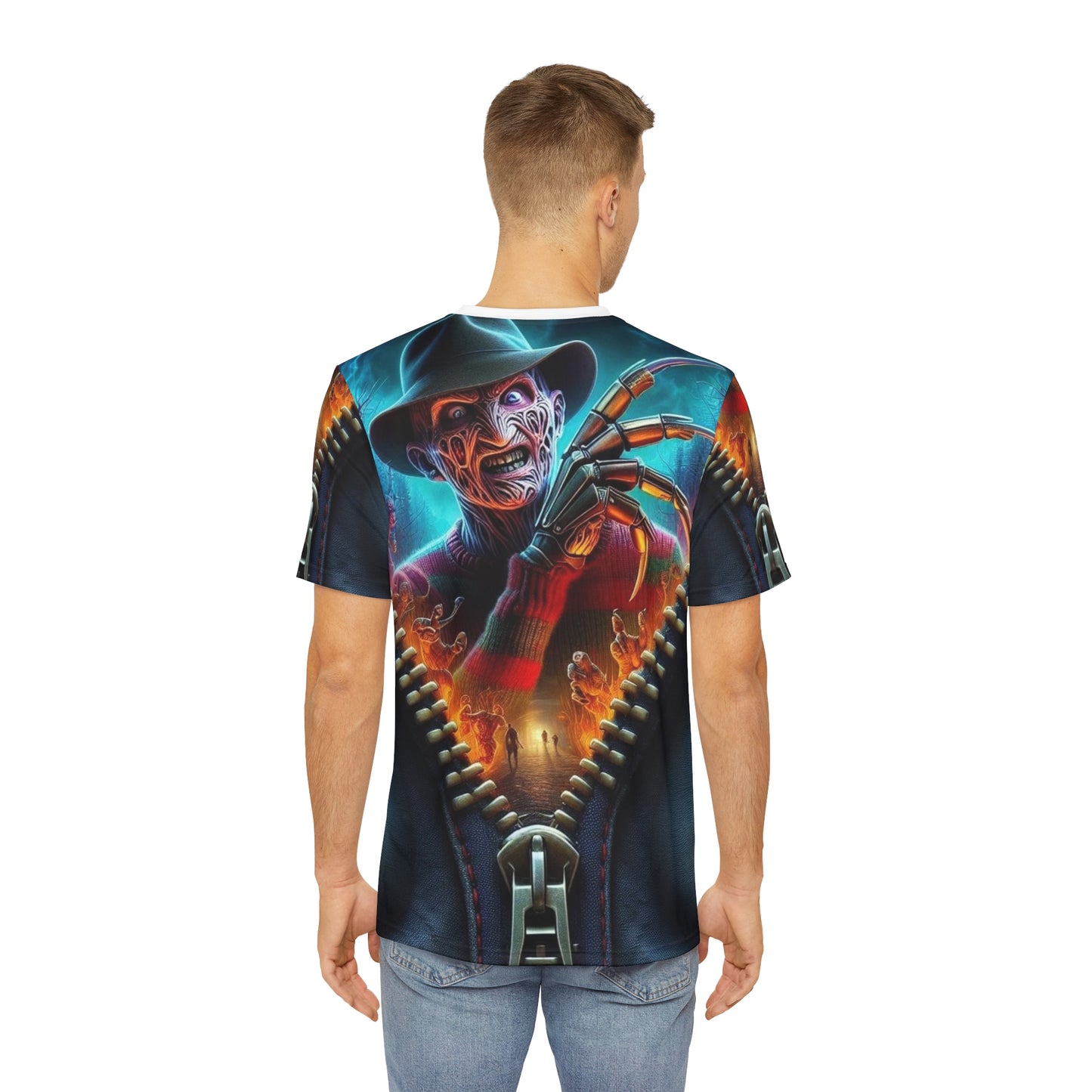 Freddie Kruger Men's Polyester Tee (AOP)