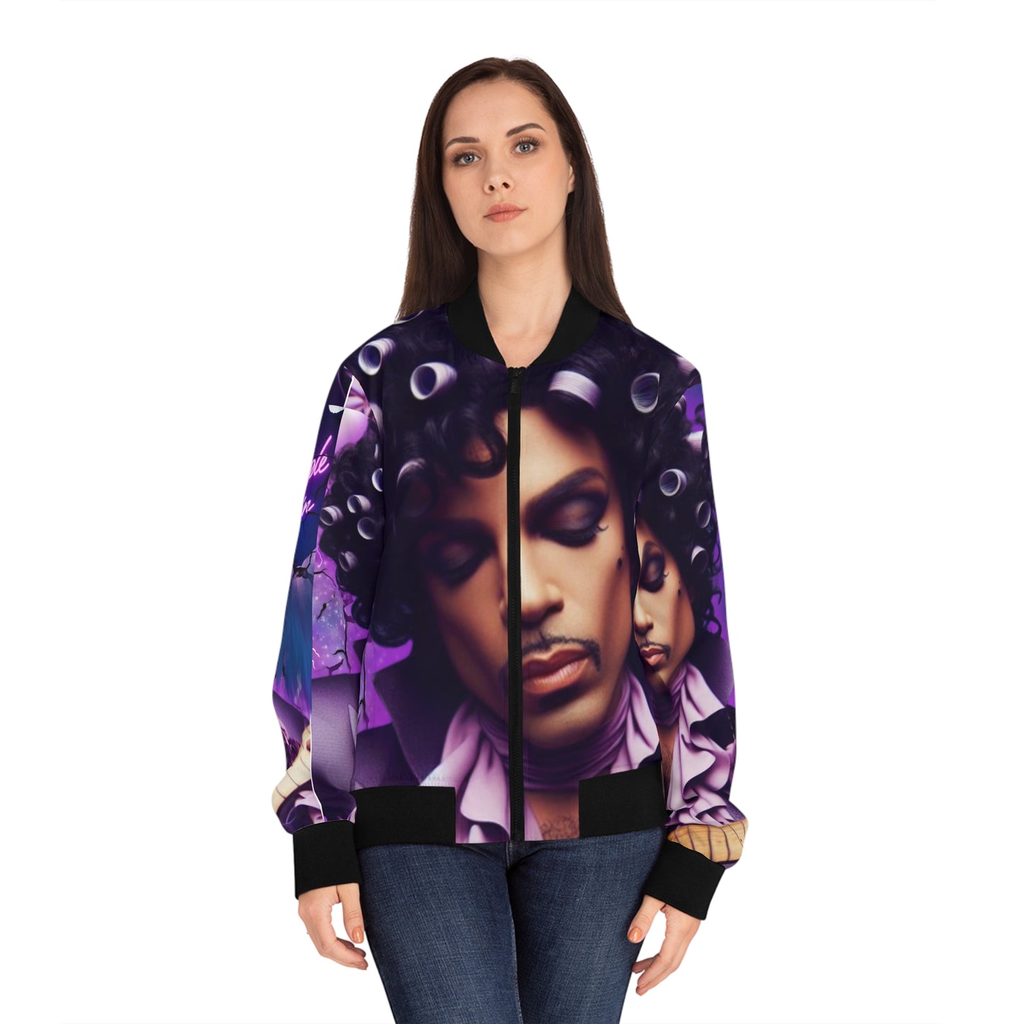 Prince Women's Bomber Jacket (AOP)