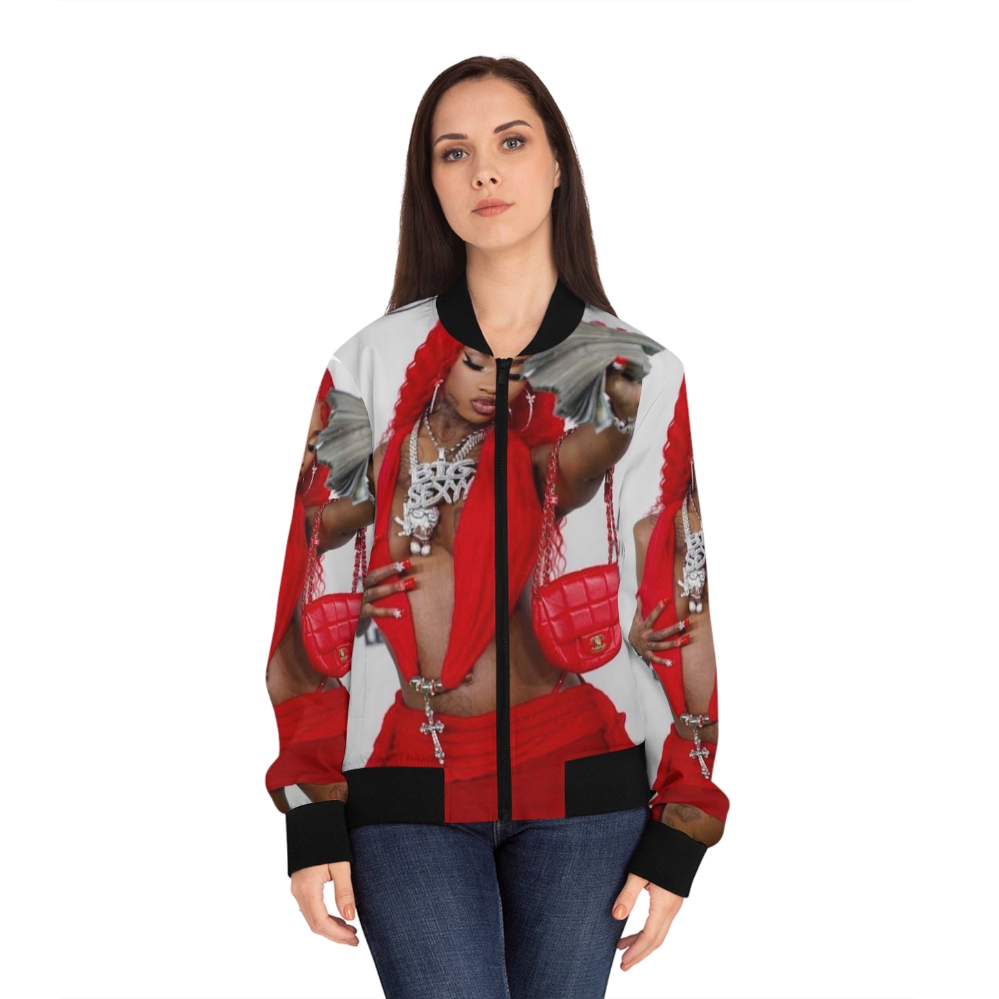 Women's Bomber Jacket (AOP)