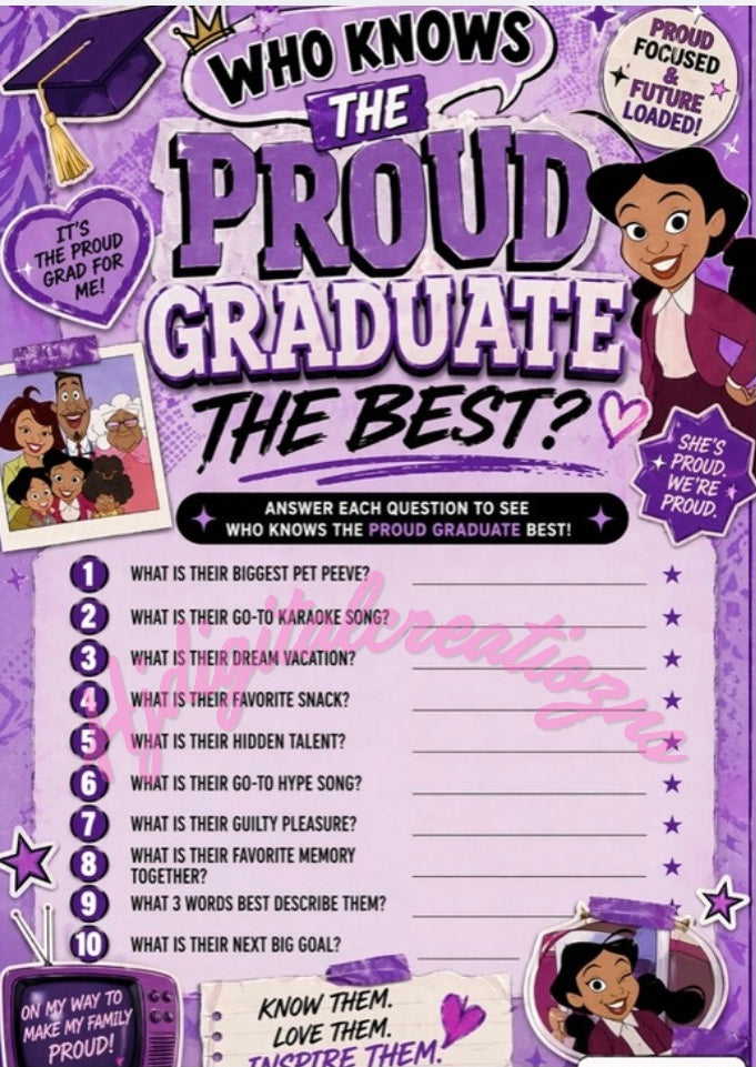 Graduation Game Cards Bundle