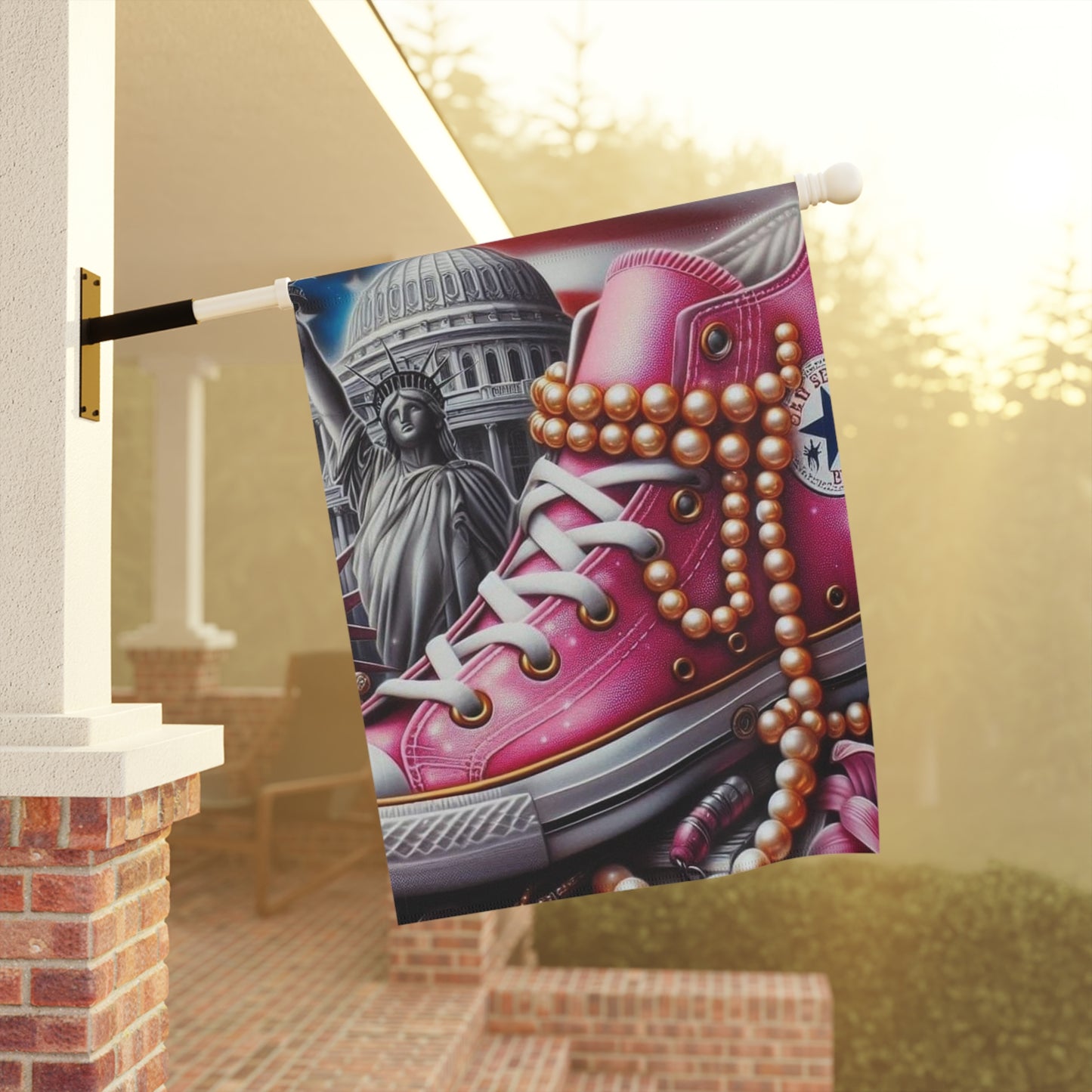 Chucks and Pearls Garden & House Banner