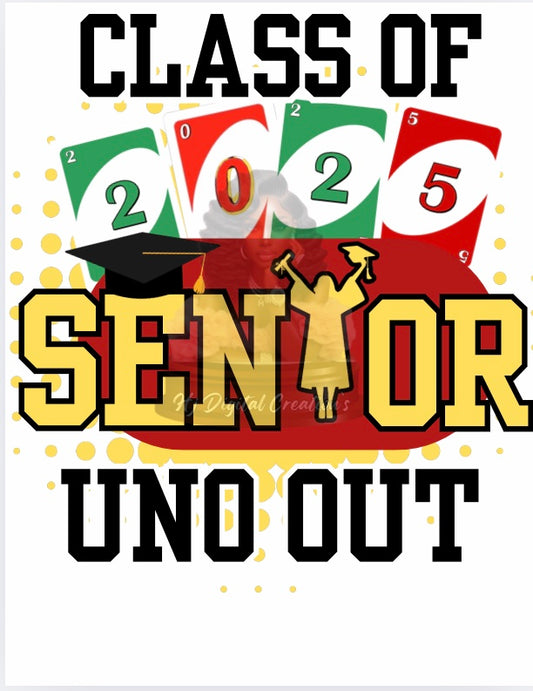 Uno graduation template