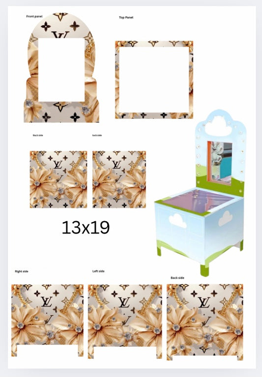 Vanity designer gift box