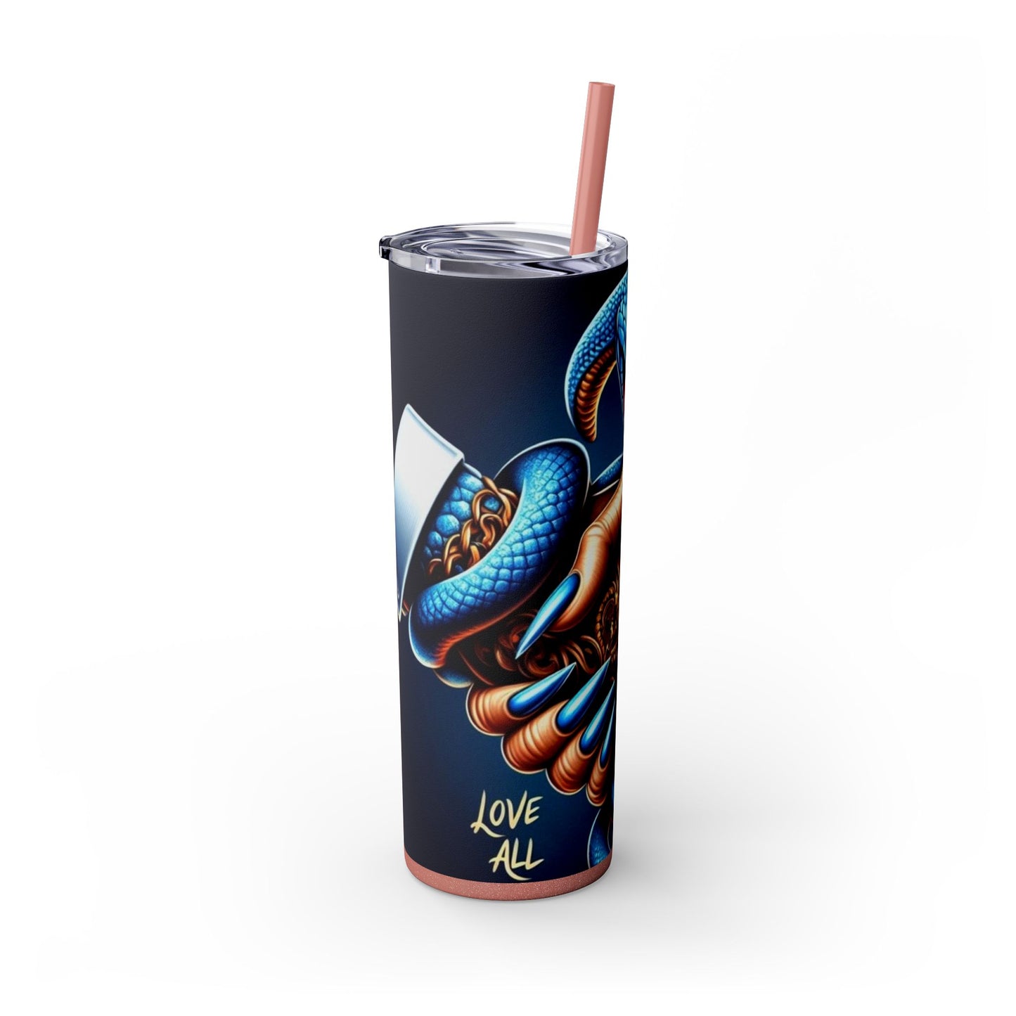 Skinny Tumbler with Straw, 20oz