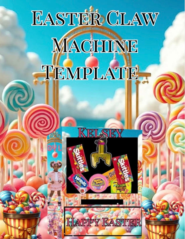 Easter Claw Machine Template