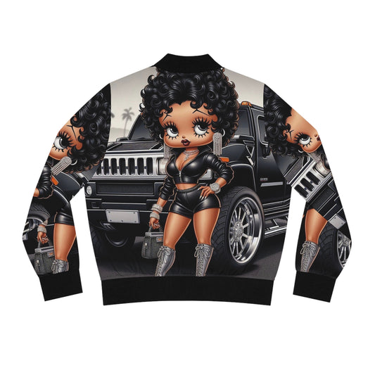 Betty Boop Women's Bomber Jacket (AOP)