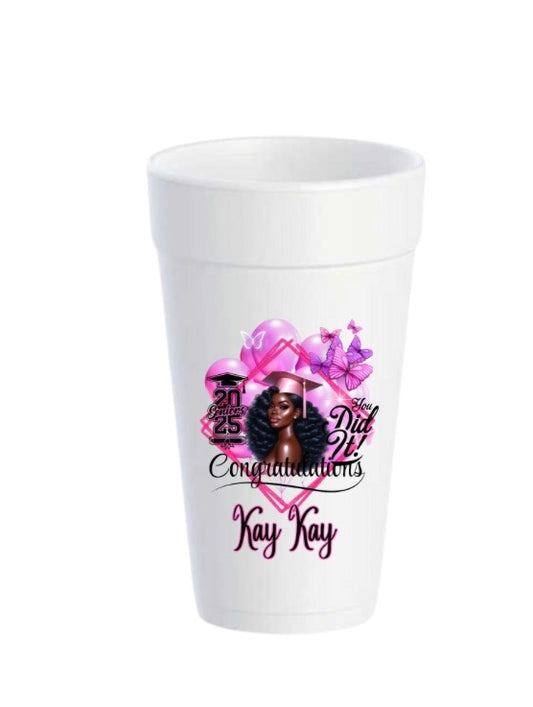 Birthday and Graduation  cup template bundle (8)