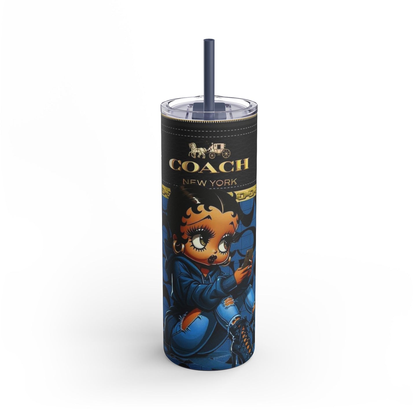 Betty Boop  Skinny Matte Tumbler, 20oz