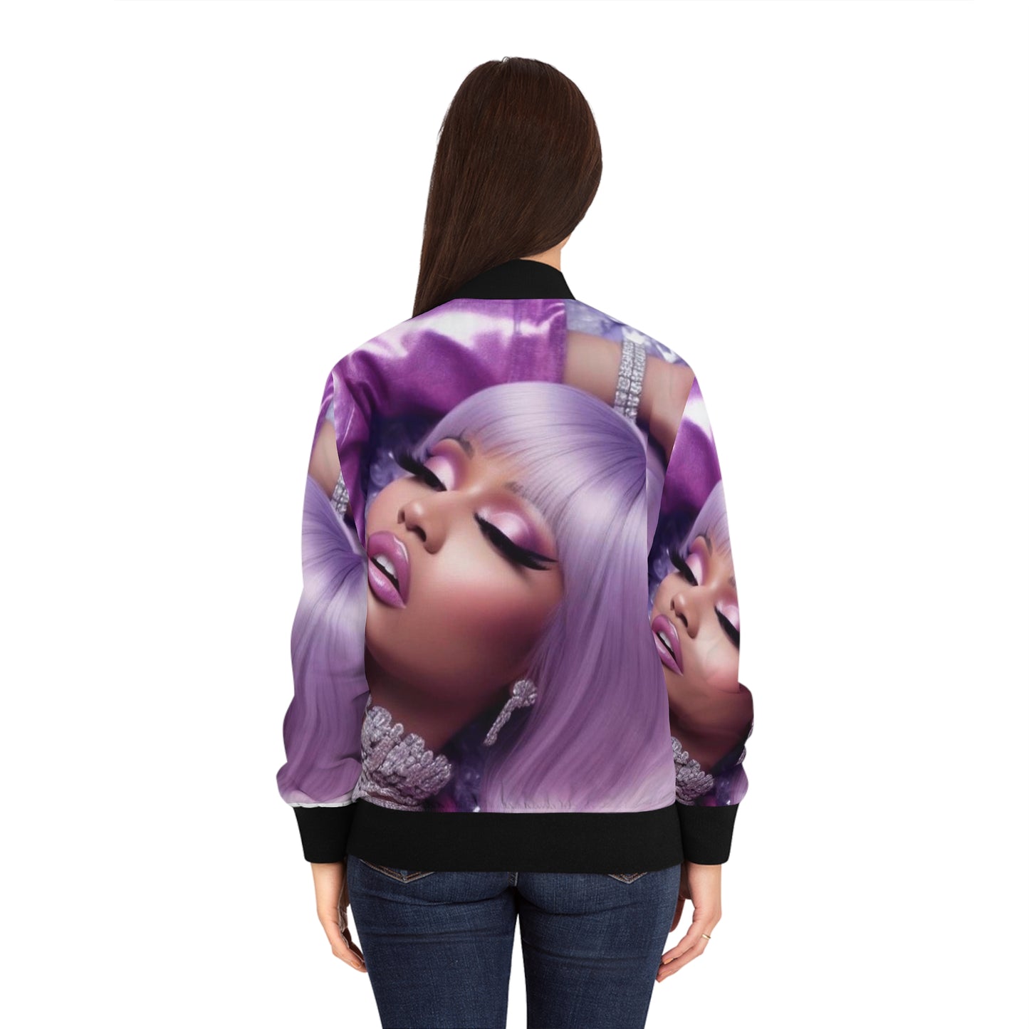 Nicki Minaj light weight Women's Bomber Jacket (AOP)