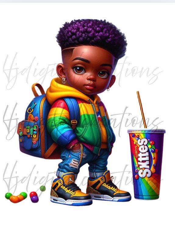 Back to school Skittles digital images Bundke