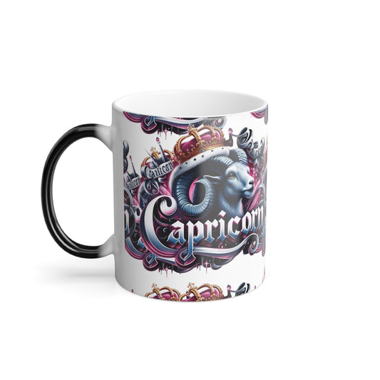 Capricorn Color Morphing Mug, 11oz