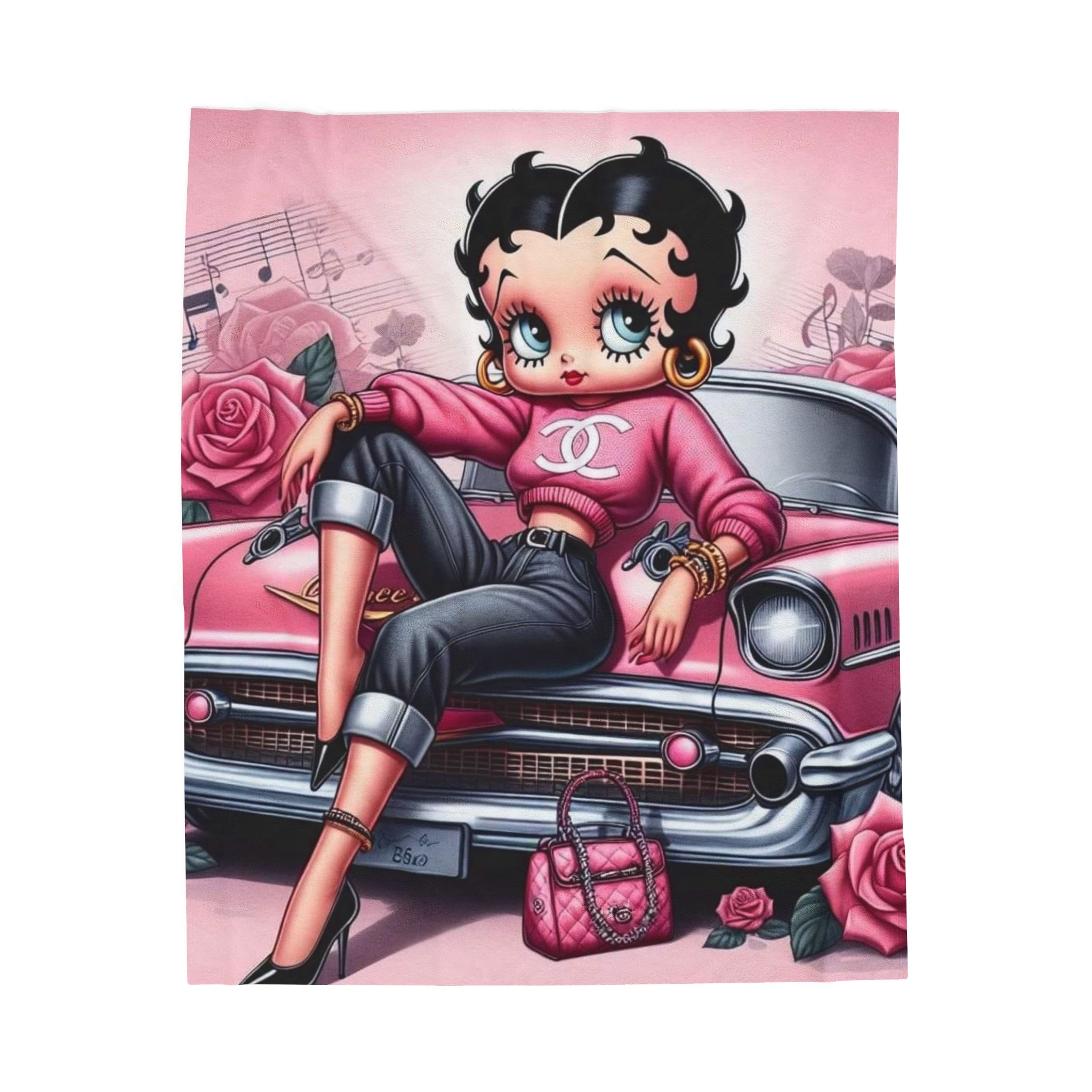 Betty Boop Fleece outlet Blanket 30x40