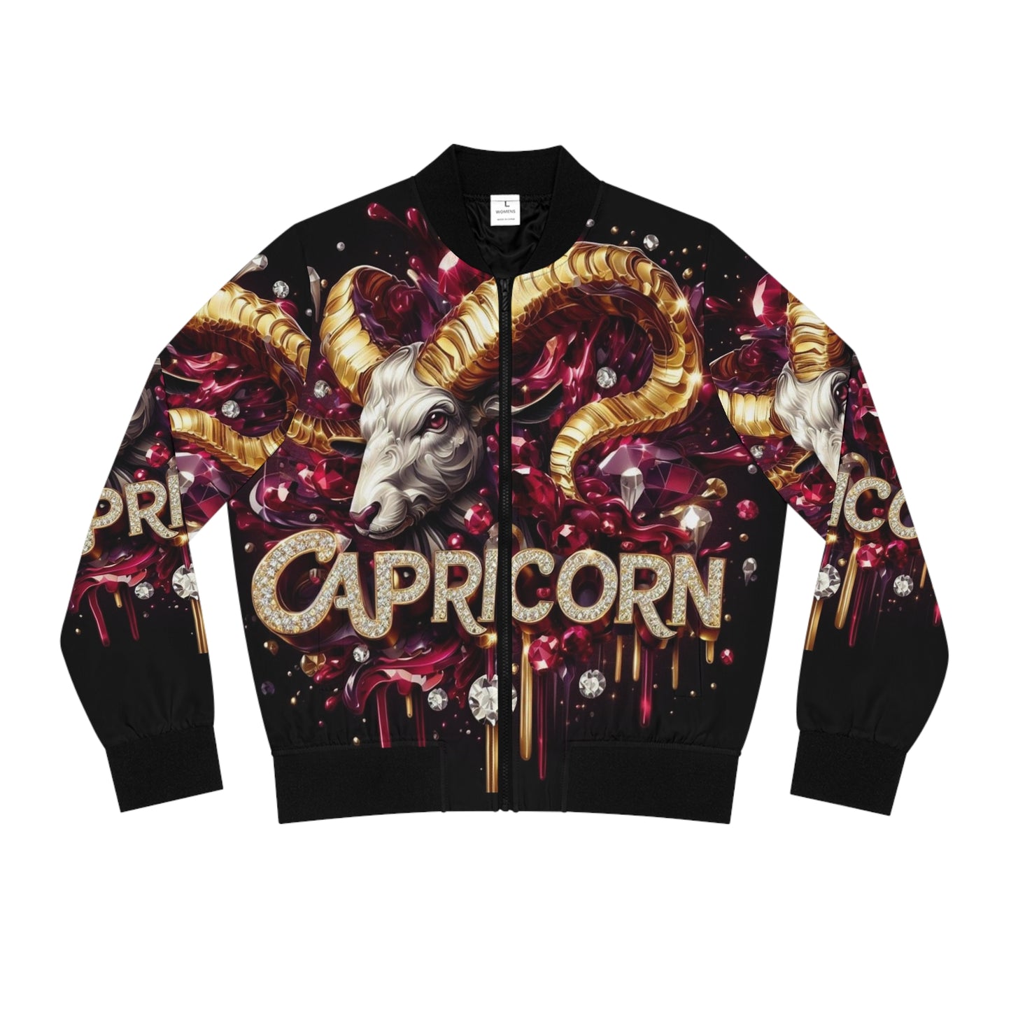 Capricorn light weight Women's Bomber Jacket (AOP)