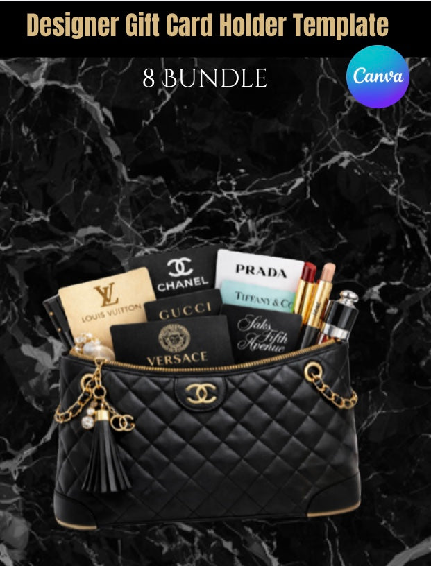Designer Gift Card Holder Template
