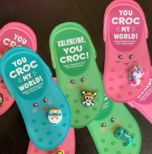 Croc Shoe Charm Template
