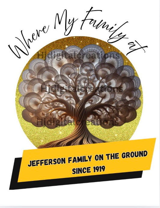 Family reunion T shirt design template
