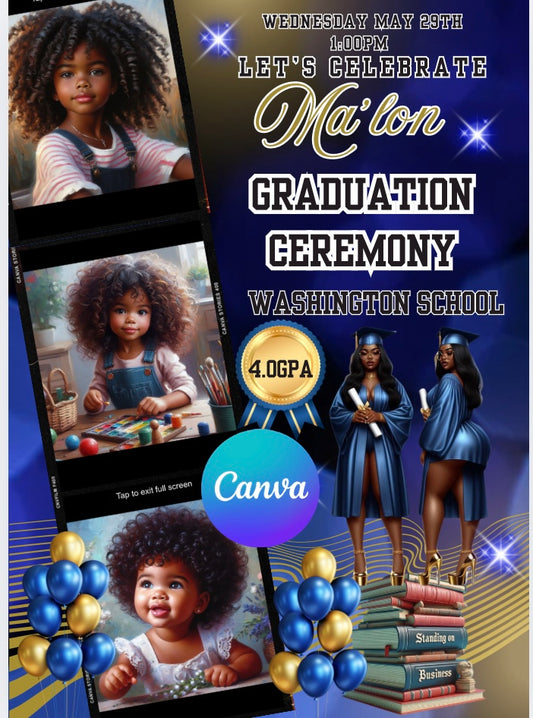 Graduation Ceremony Announcement Template