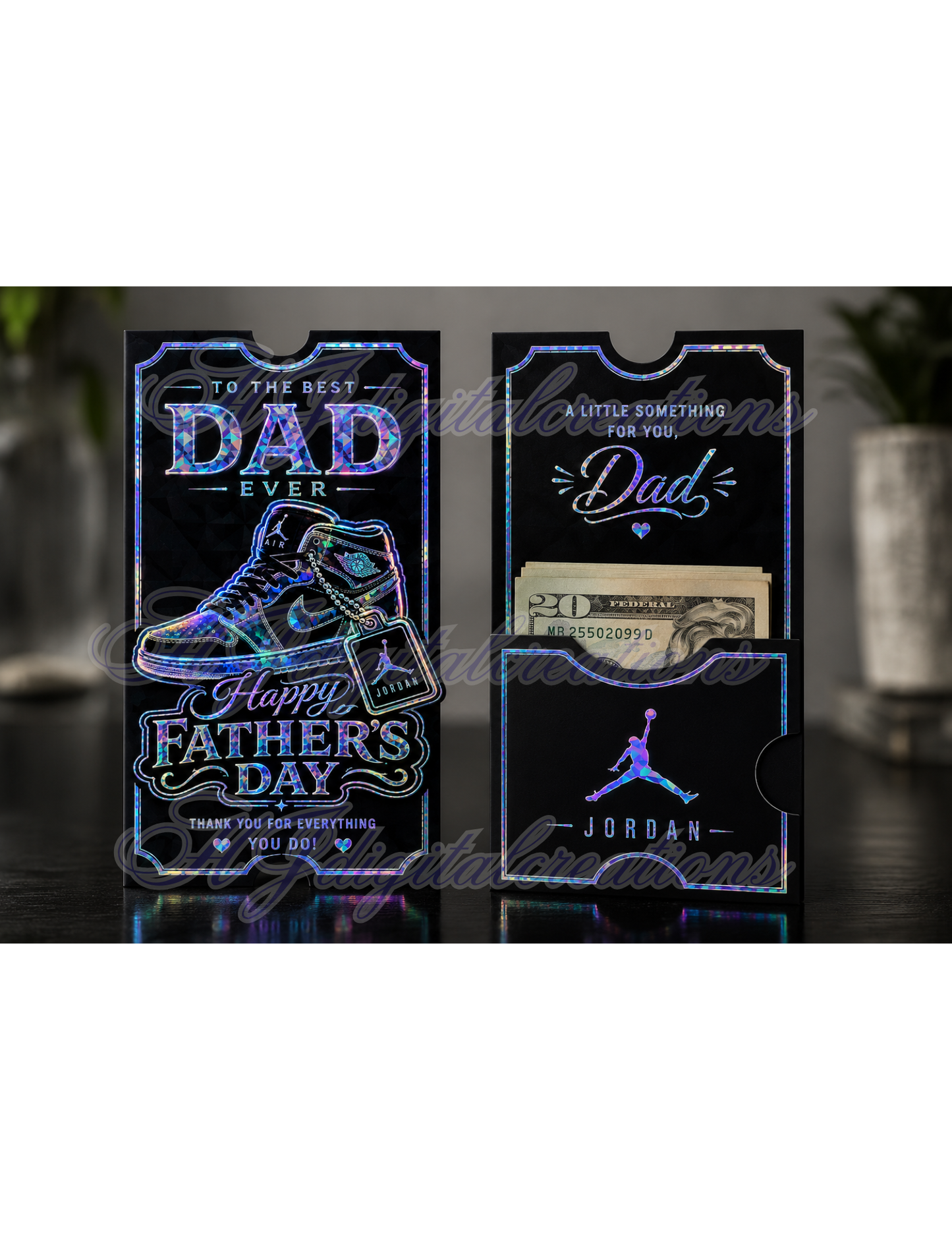 Fathers Day Shoe Box Money Holder Template